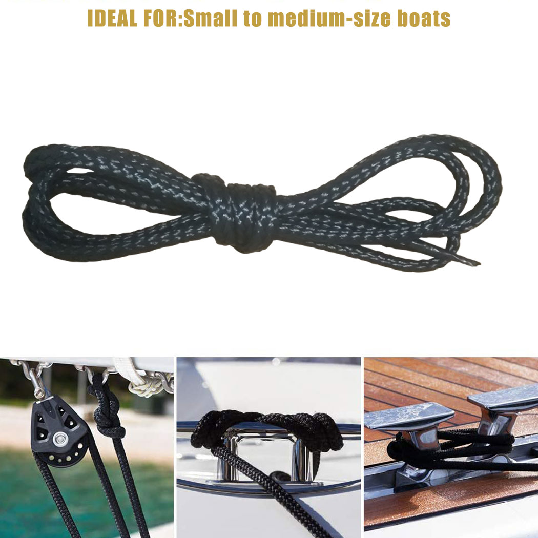 Fishing Kayak Anchor - ไนลอนคู่-ถัก Mooring Lines Dock เส้นเรือ Wharf