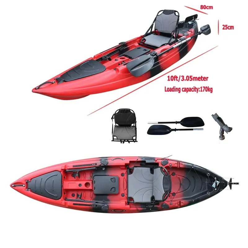 เรือคายัคแบบนั่งเดี่ยวขนาด 10  - Fishing Kayak Paddle บทวิจารณ์และราคา
