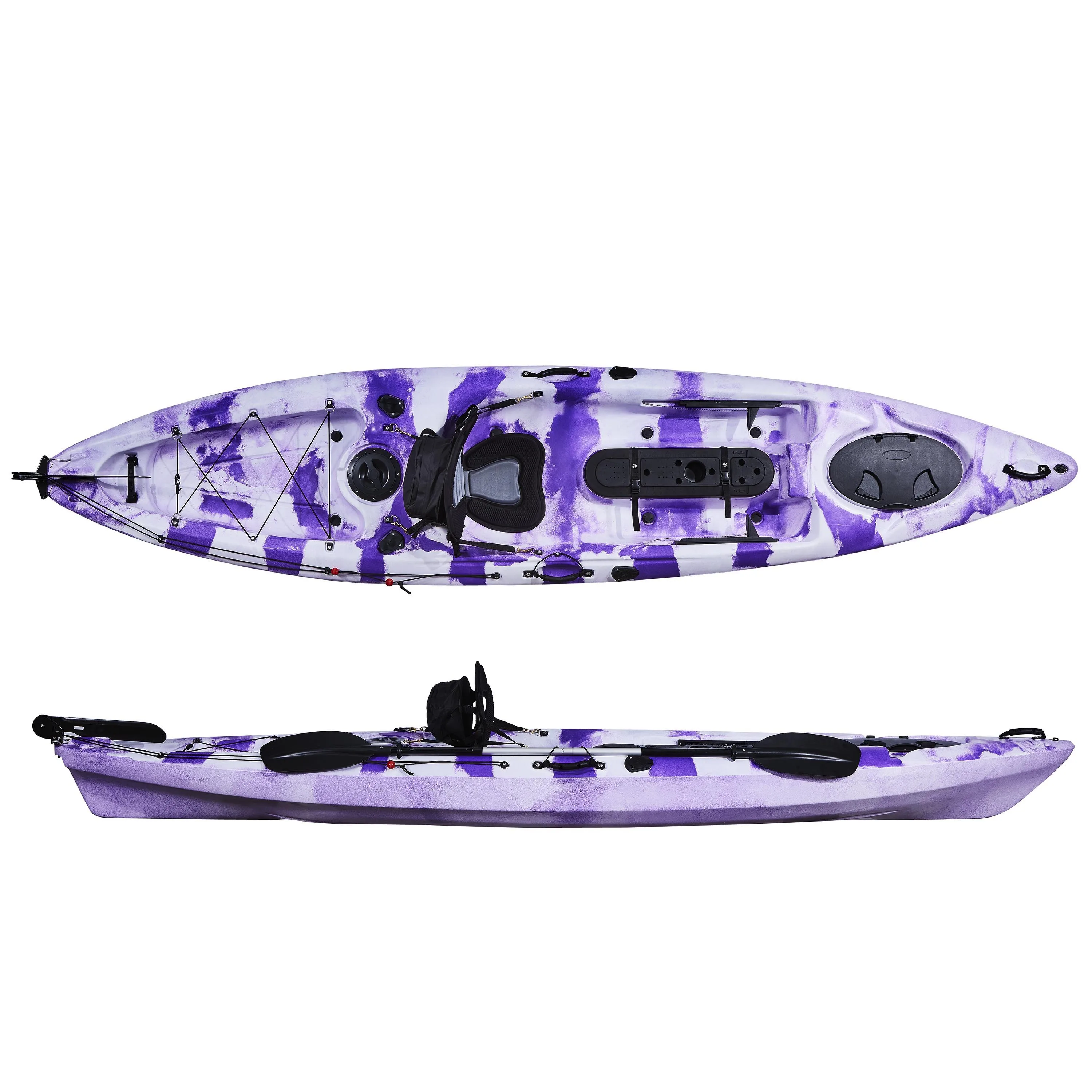 13ft เรือคายัคตกปลา3.95ม. 1คนส - Fishing Kayak Sit On Top บทวิจารณ์และราคา